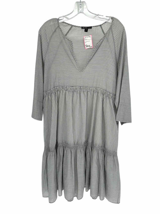 James Perse Gray 3/4 Sleeve Dress Size M