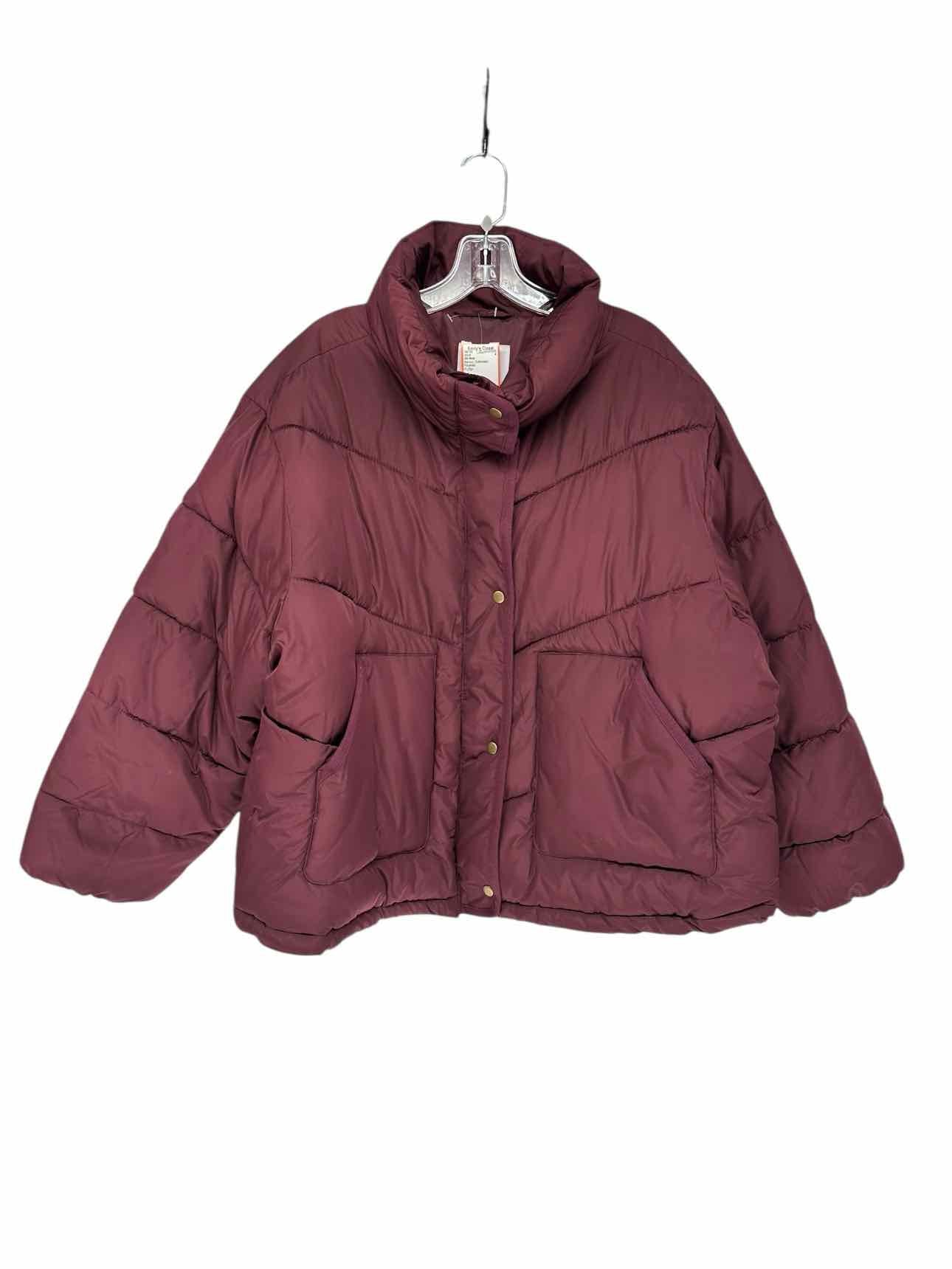 Old Navy Maroon Puffer Jacket Size PXL
