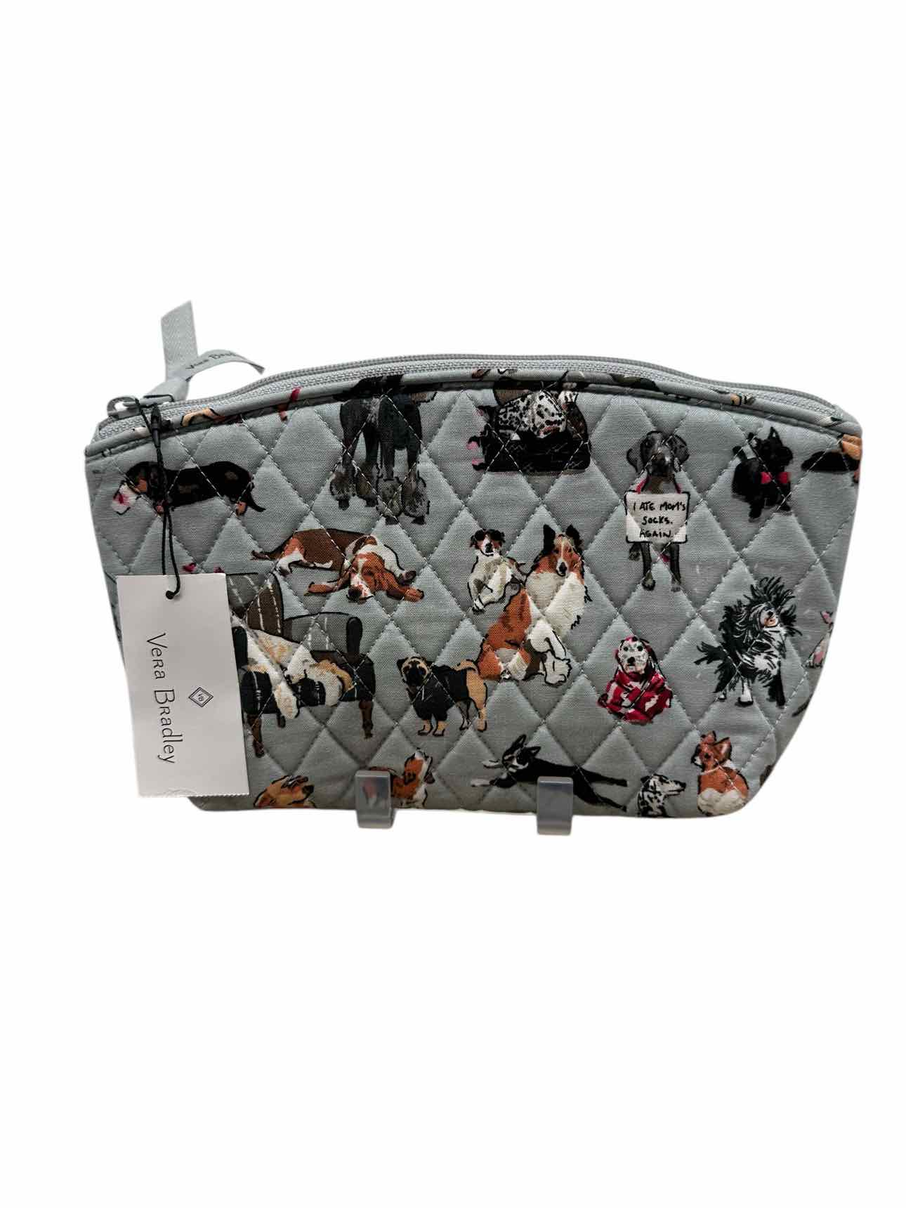 Vera Bradley Dog Show Medium Travel Cosmetic Case  **NEW**