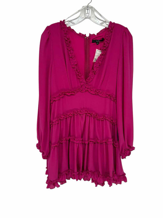 Lulus Fuschia Long Sleeve Dress Size M **NEW**