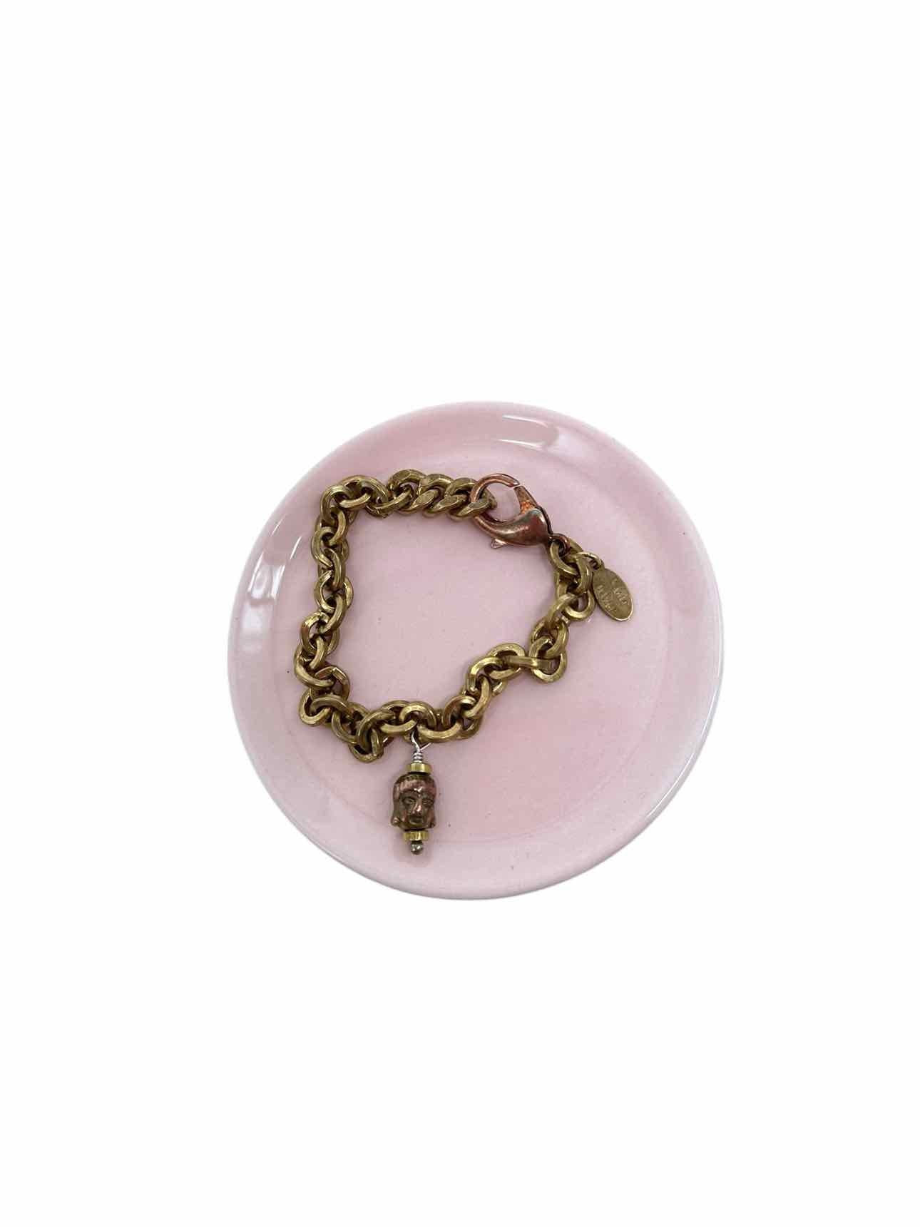 Vania & David Gold Pyu Bead Link Bracelet