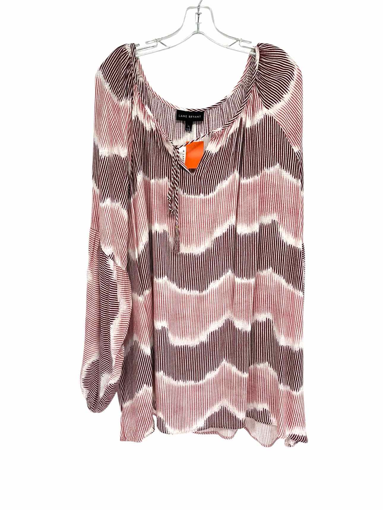 Lane Bryant Pink Size 28 Long Sleeve Top **NEW**