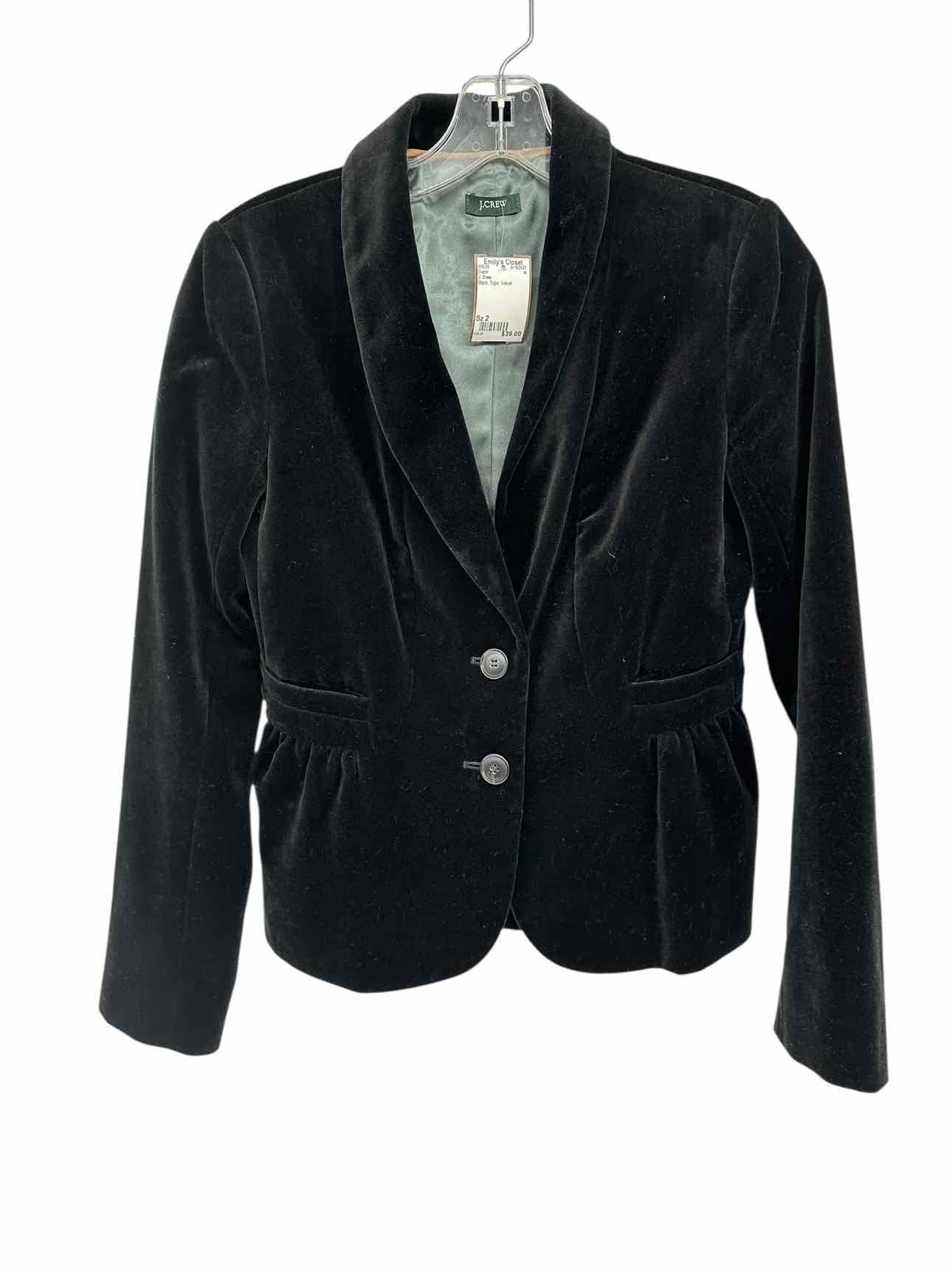 J. Crew Black Blazer Size 2