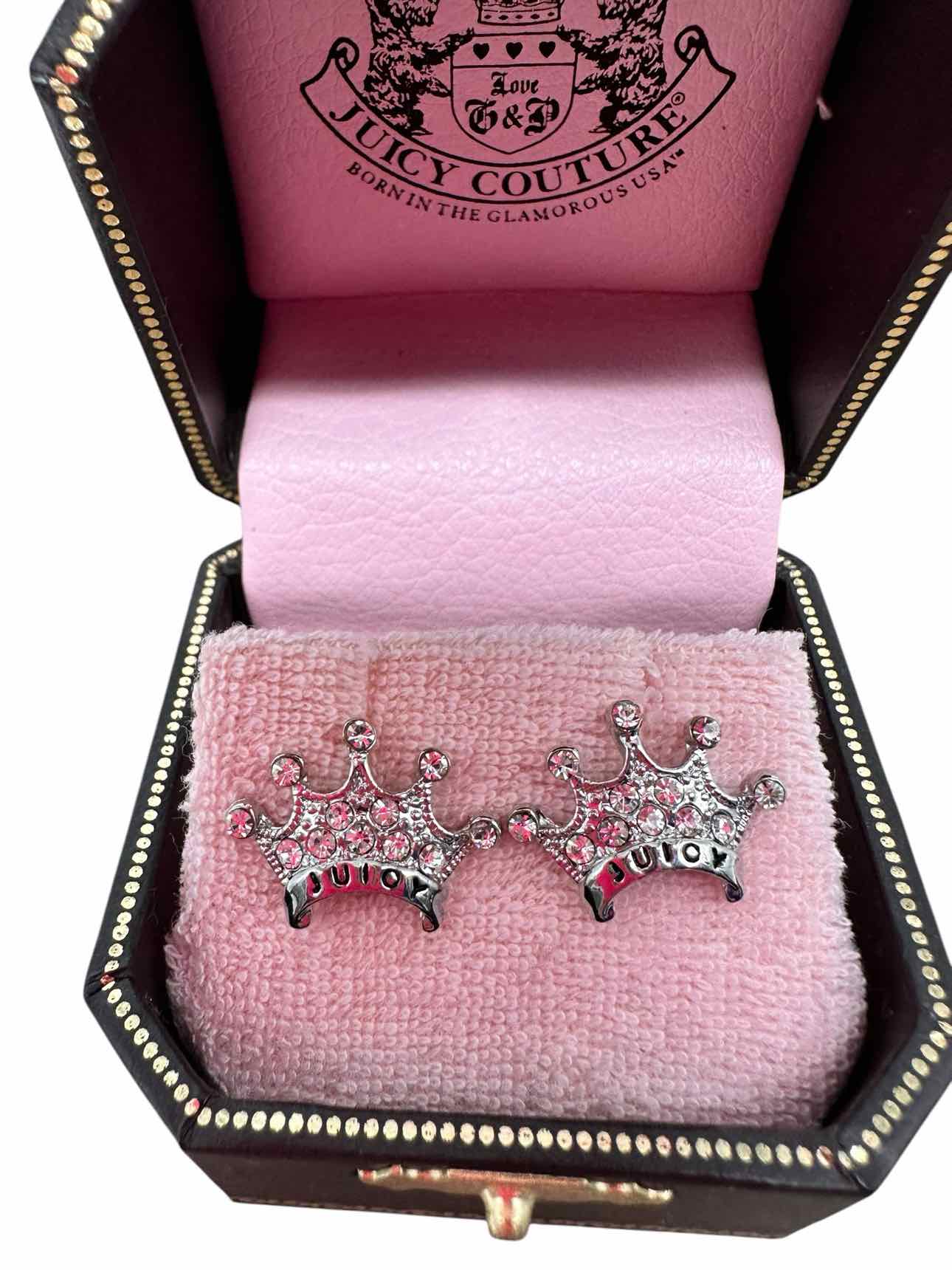 Juicy Couture Crown Stud Earrings **NEW**