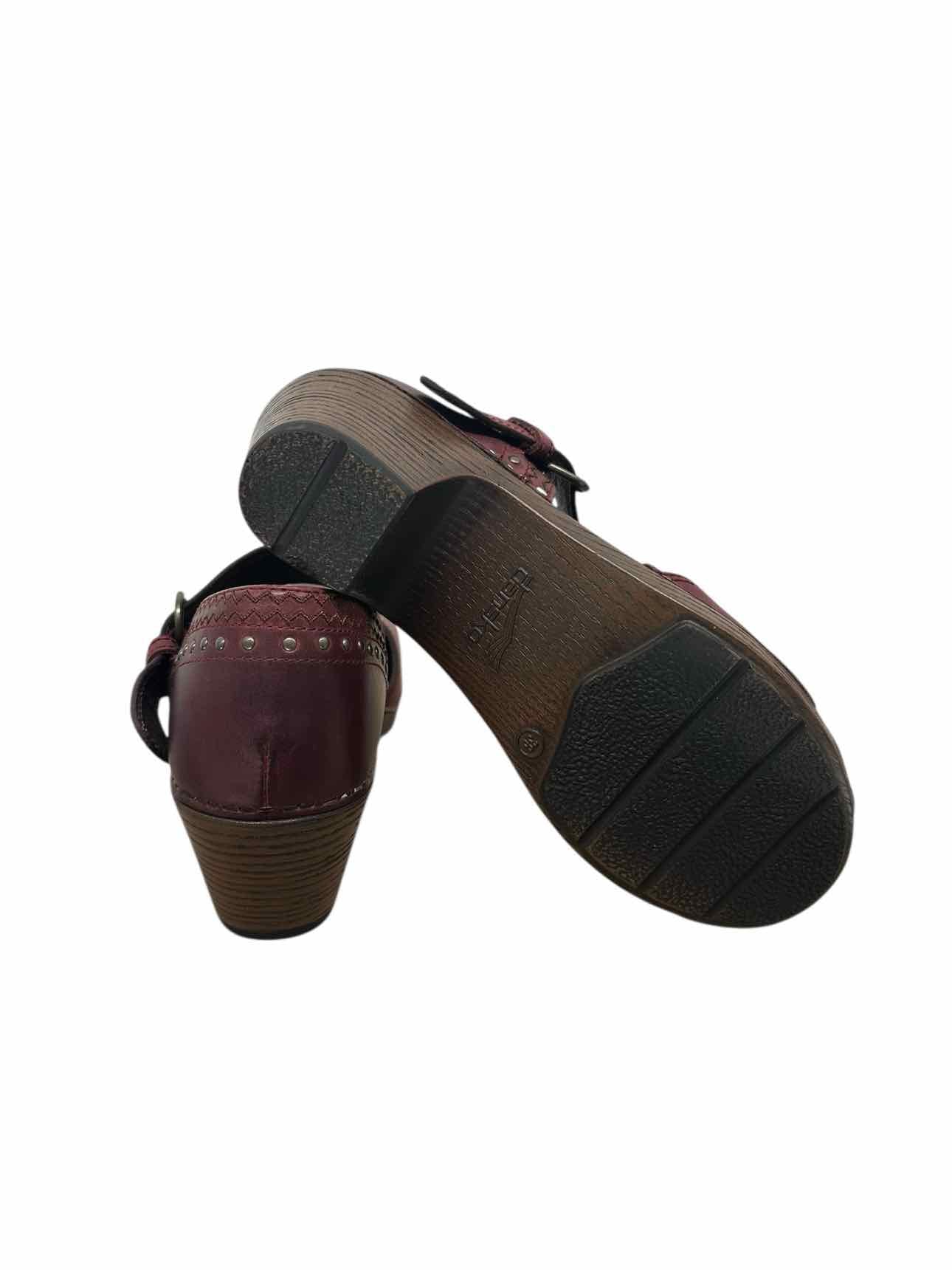 Dansko Makenna Maroon Mary Janes Shoe Size 8 **NEW**