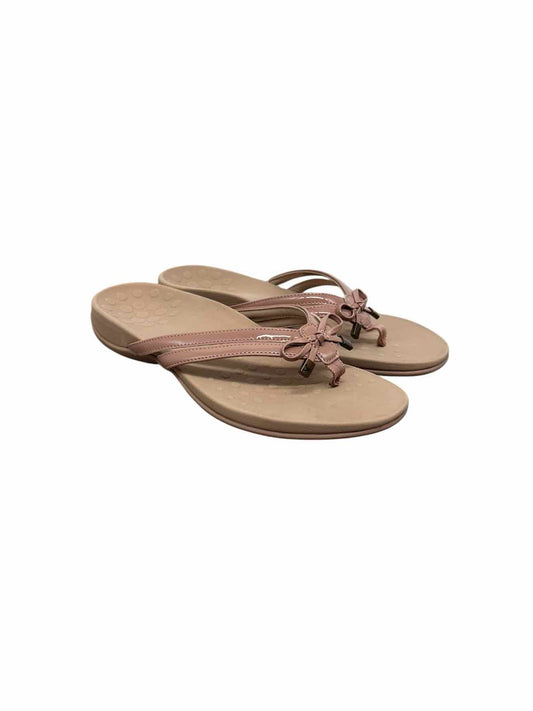 Vionic Bella in Macaroon Beige Flip Flops Shoe Size 6.5