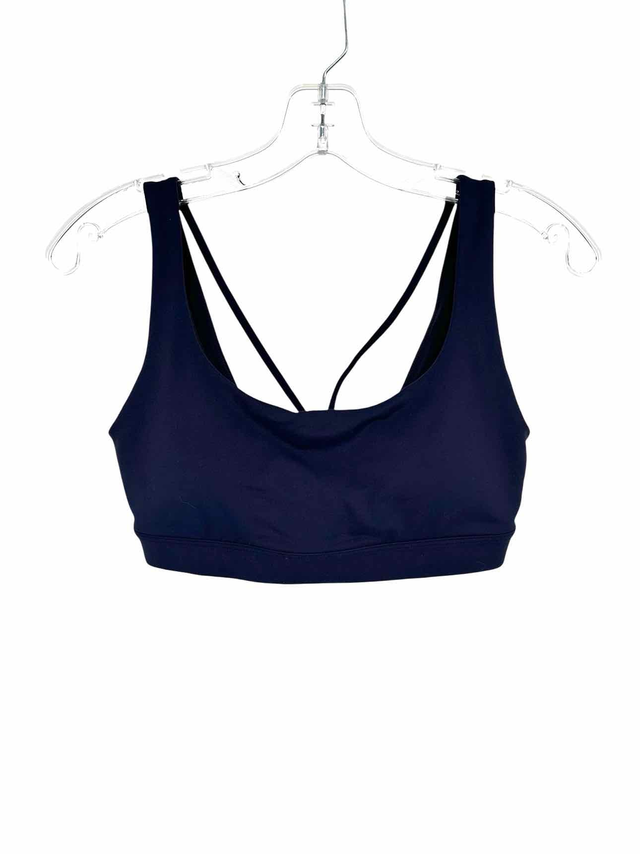 Athleta Exhale Bra Navy Size S