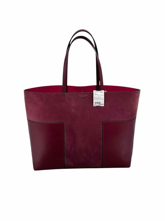 Tory Burch Block-T Tote w/ Removeable Pouch