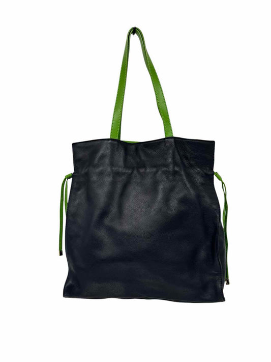 Talbots Navy Leather Tote