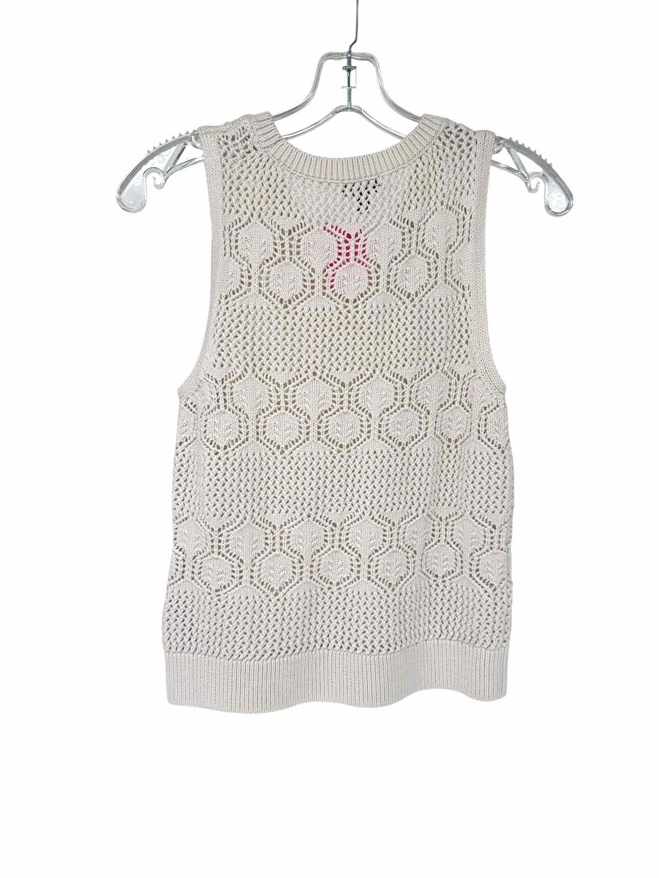 Splendid Cream Sleeveless Sweater Size XS