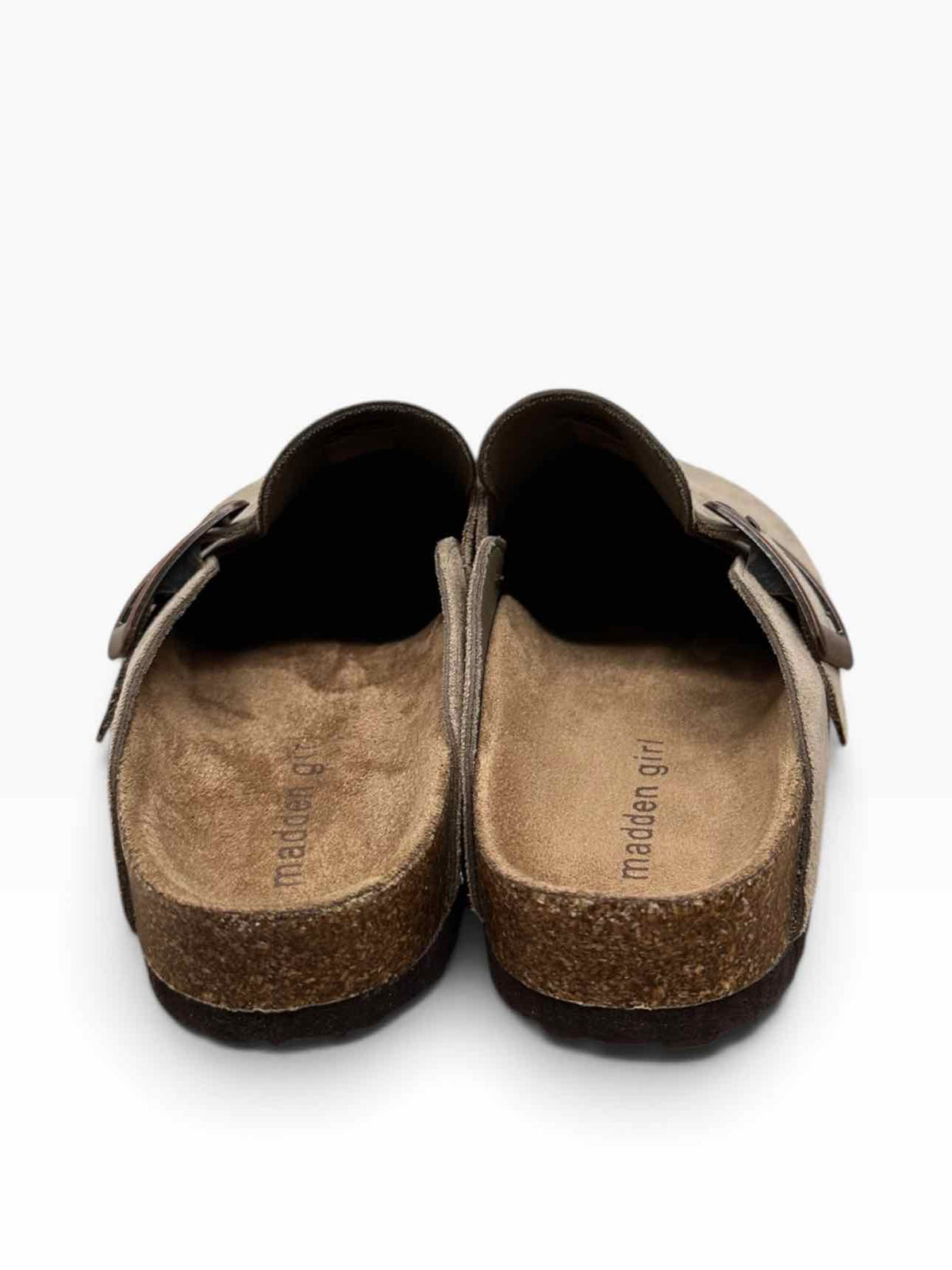 Madden Girl Taupe Clogs Shoe Size 7.5 **NEW**