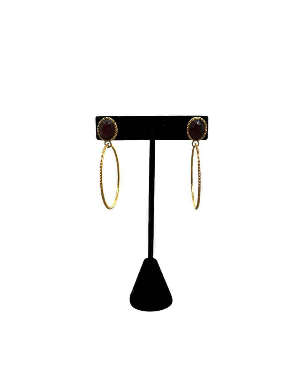 Julie Voss Verona Statement Earrings Gold Plated