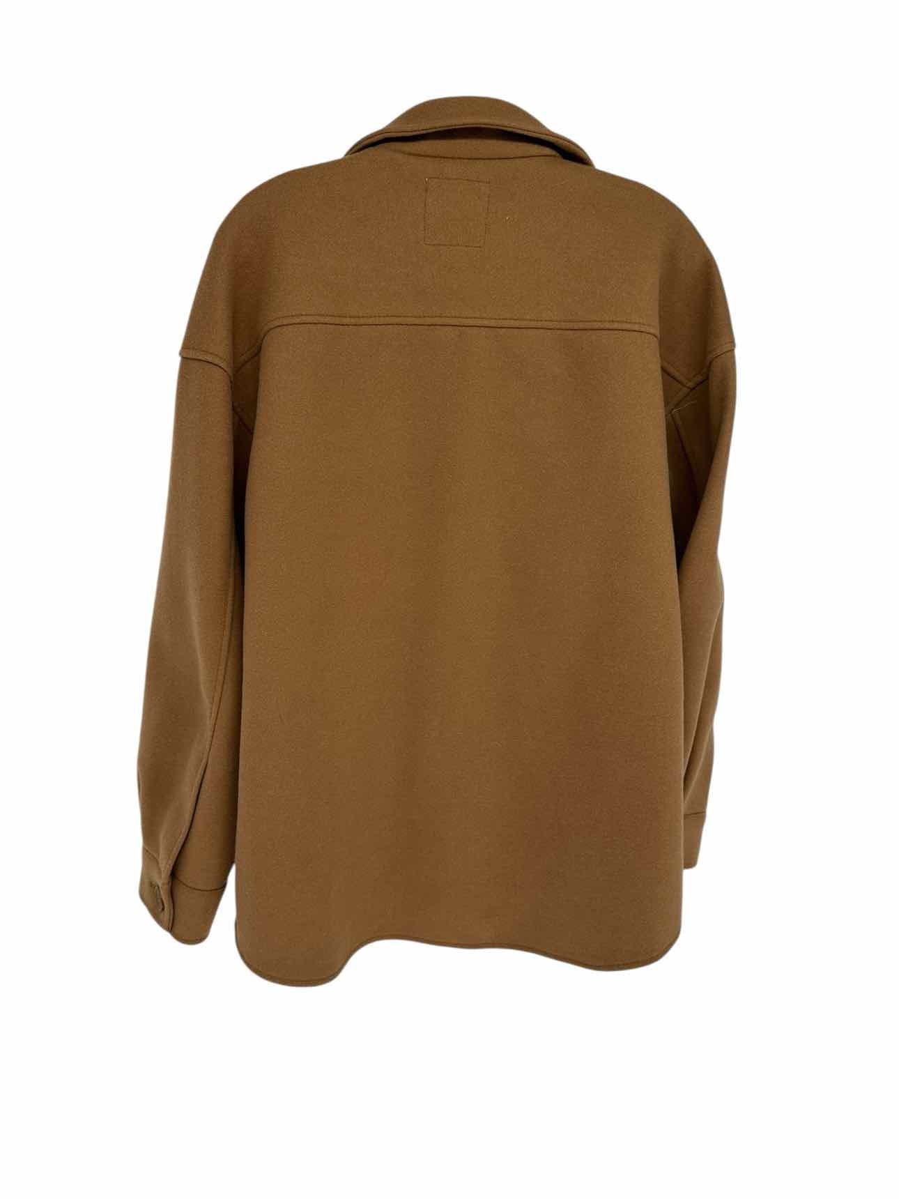 Avec Les Filles Tan Size L Shacket