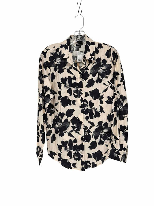 Coco +  Carmen Beige Size S/M Long Sleeve Top **NEW**