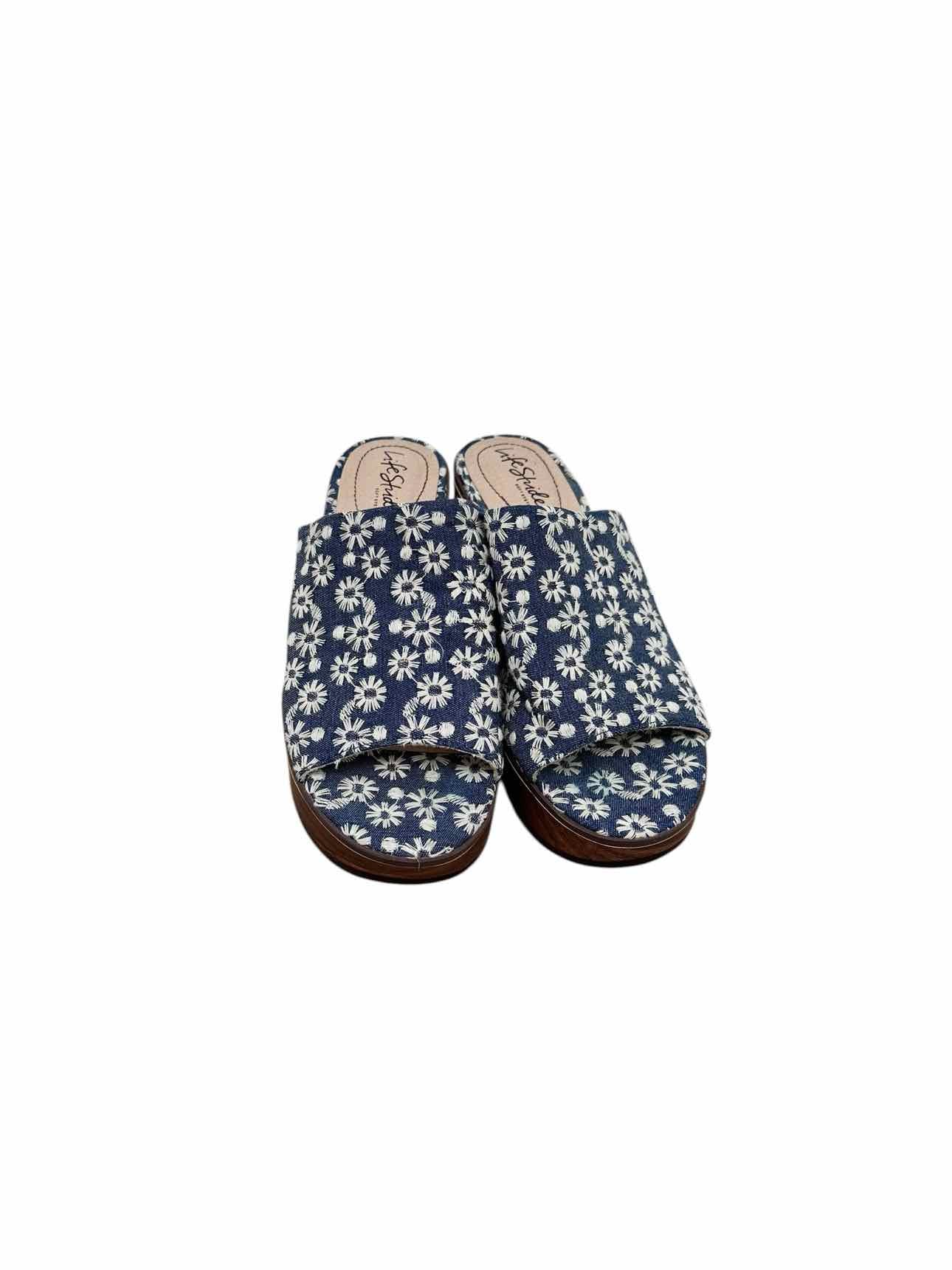 LifeStride Blue Paradise Sandals Shoe Size 7.5