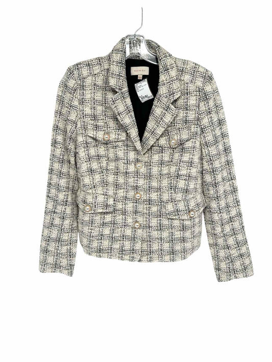 Skies Are Blue Beige Pearl Buttons Blazer Size S