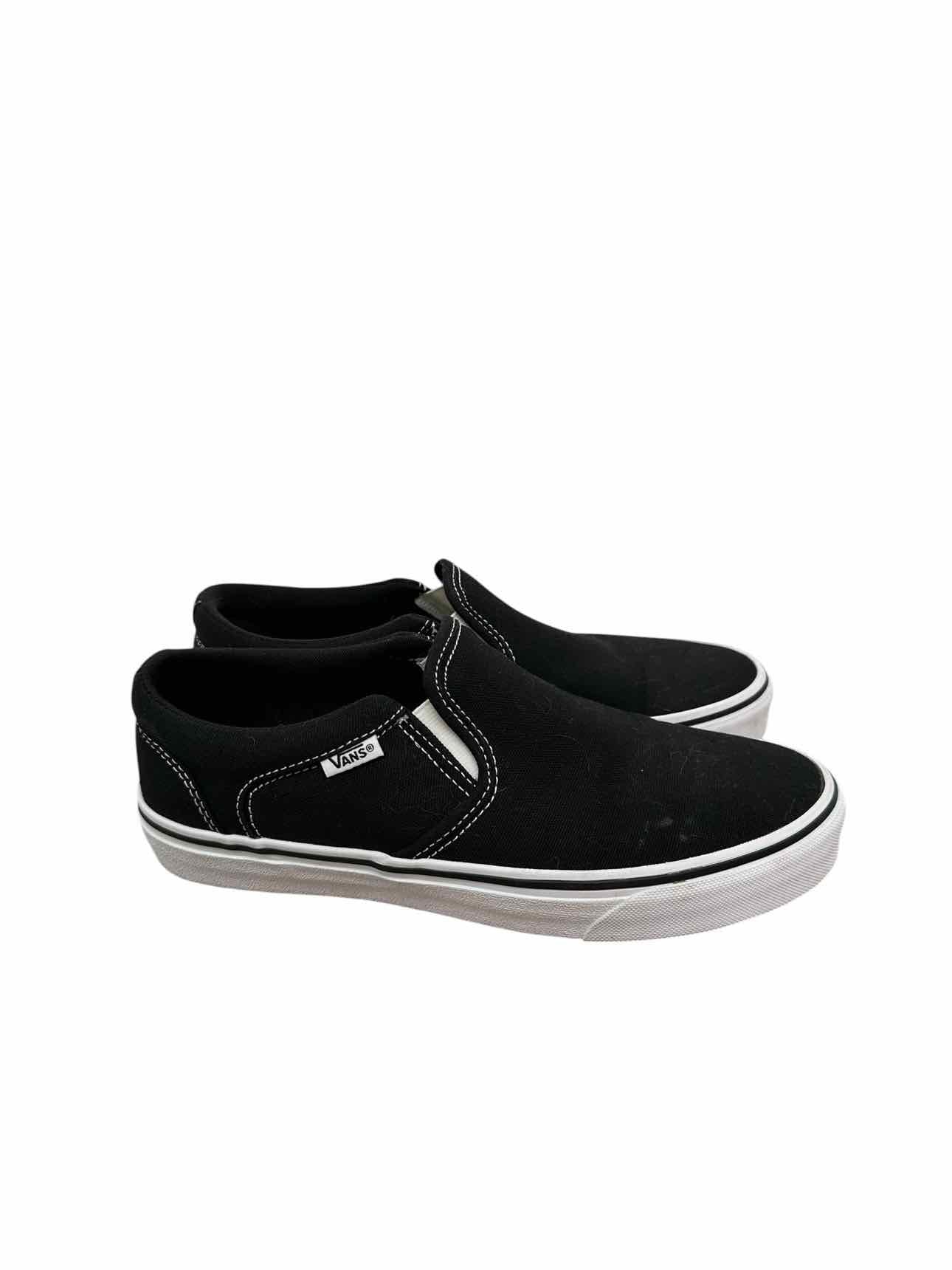 Vans Black Shoe Size 7.5 Slip Ons