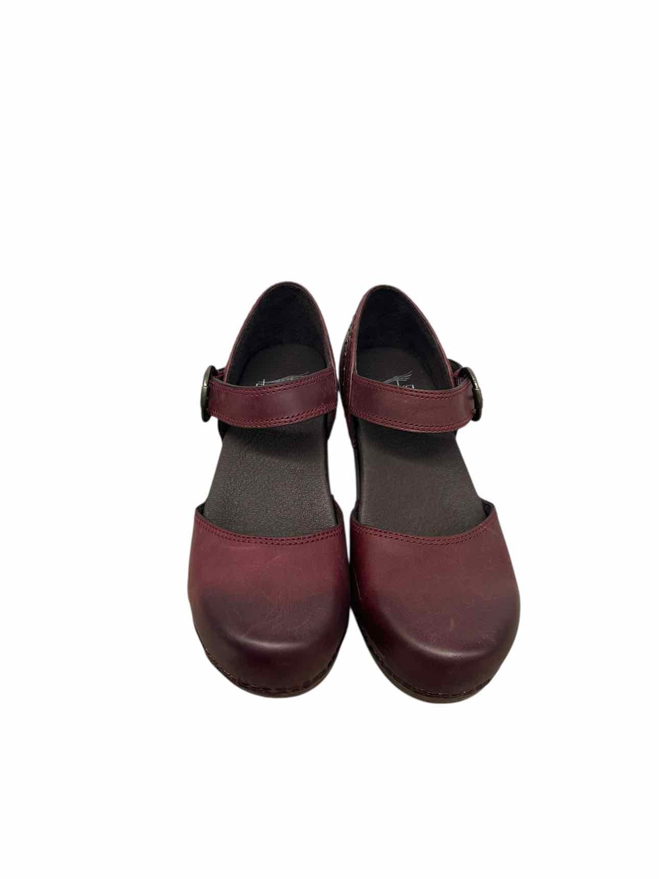 Dansko Makenna Maroon Mary Janes Shoe Size 8 **NEW**