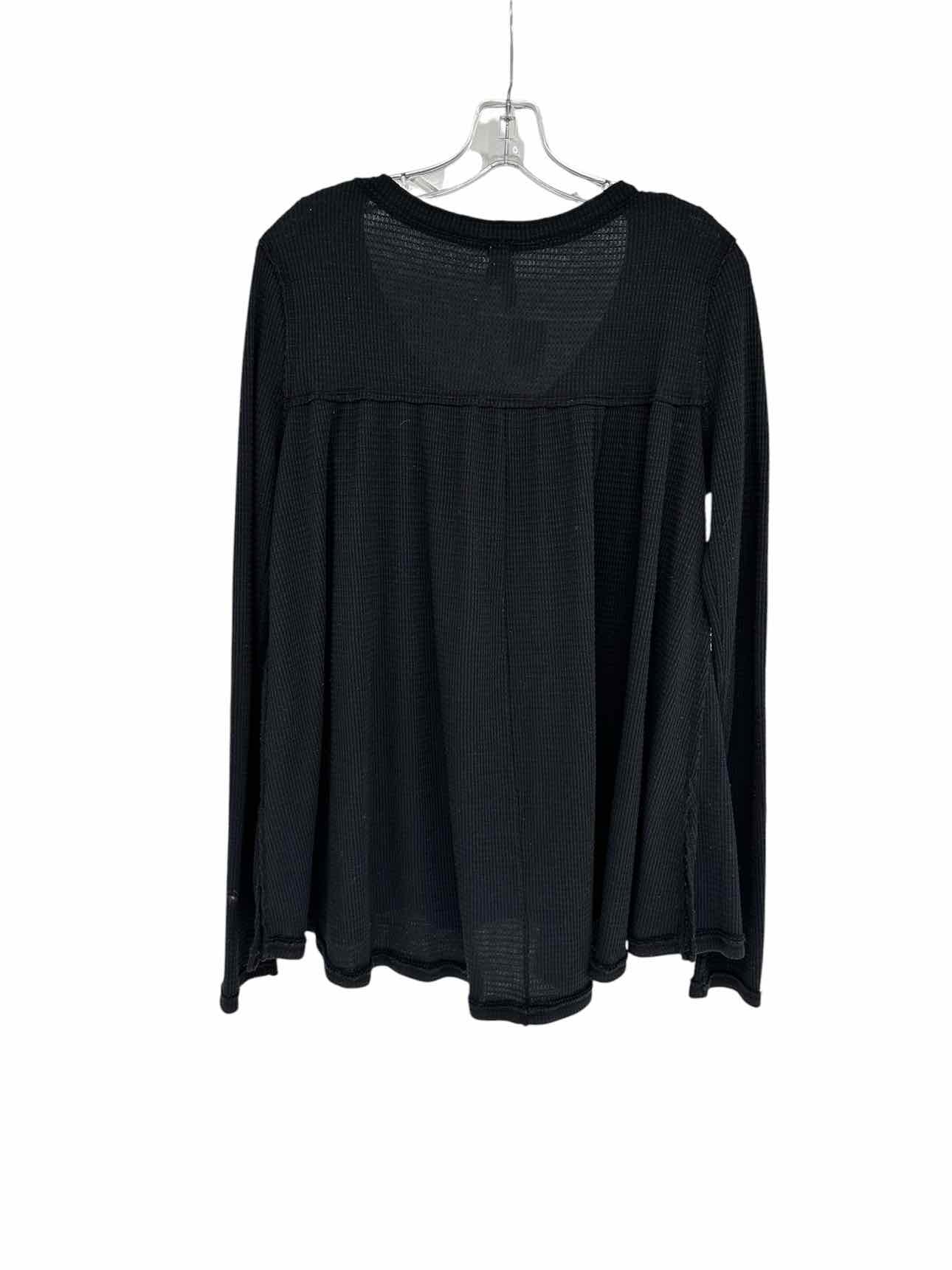 We The Free Black Size L Long Sleeve Top