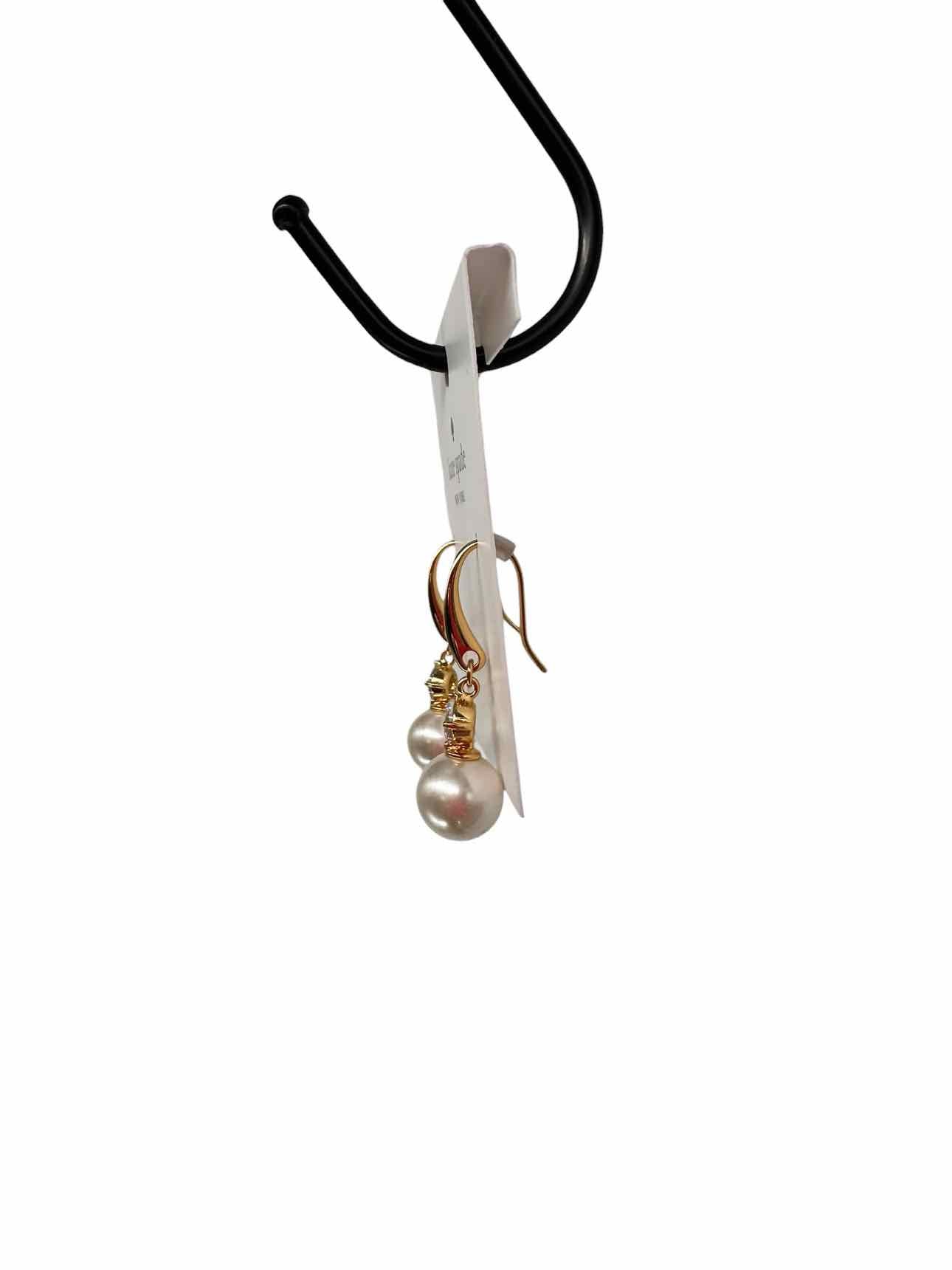 Kate Spade Gold Plated Pearls of Wisdom Earrings  **NEW**