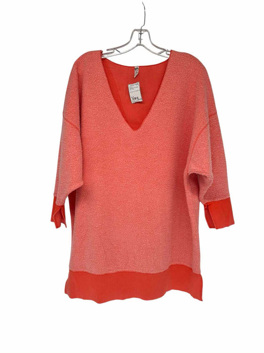 Intimitely by Free People All About It Sweatshirt Coral Size S