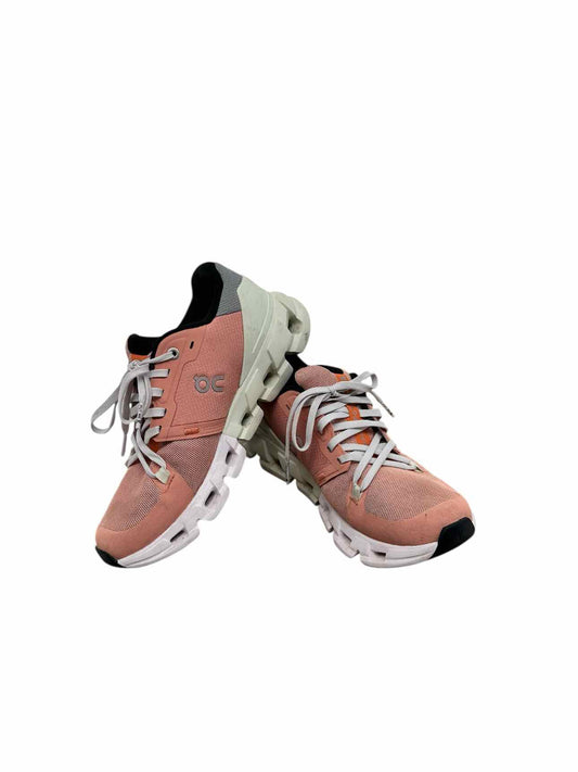 On Cloud Cloudflyer 4 Road Running Shoe Peach Shoe Size 6.5