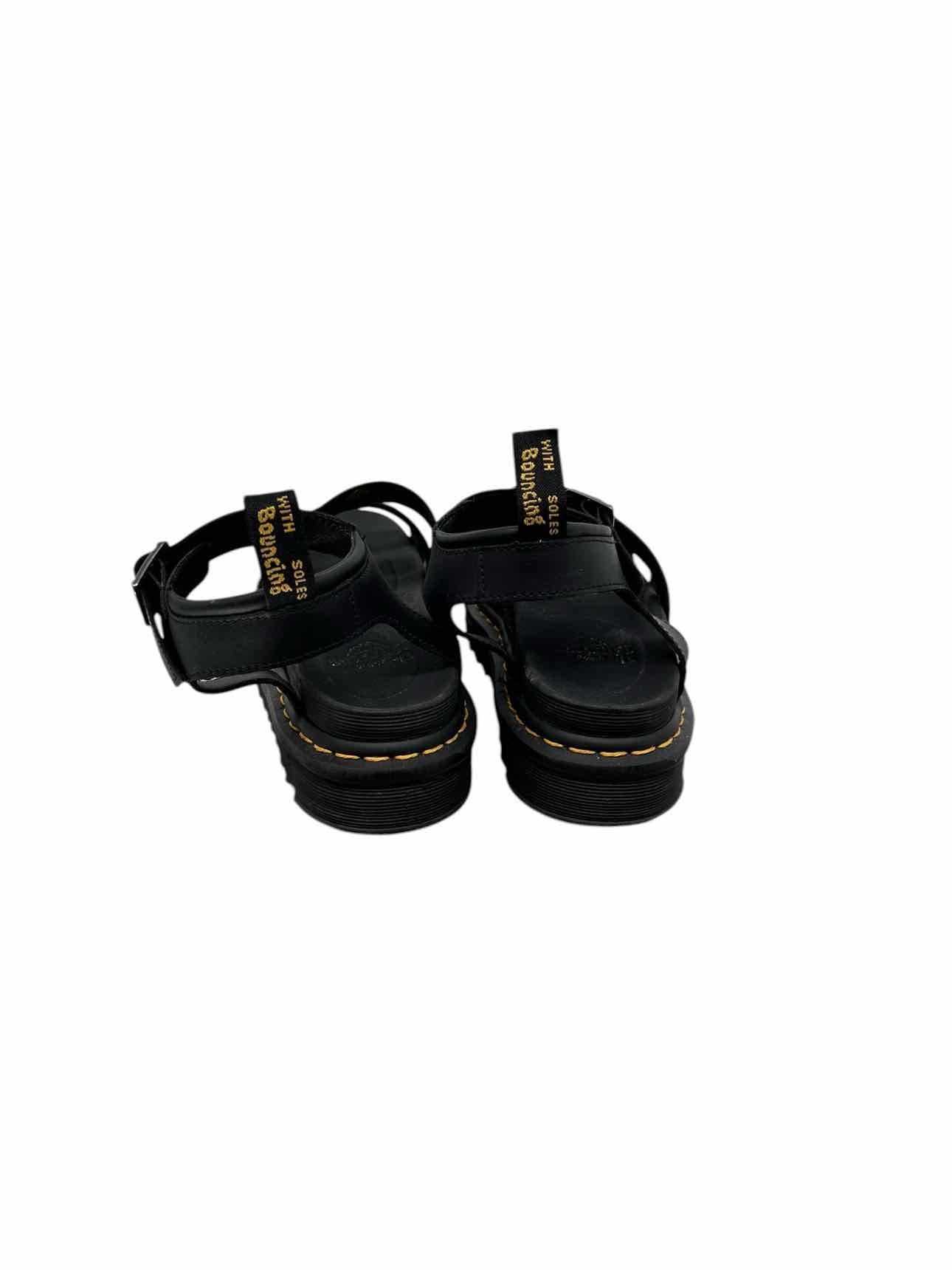 Dr. Martens Black Blaire Sandals Shoe Size 9