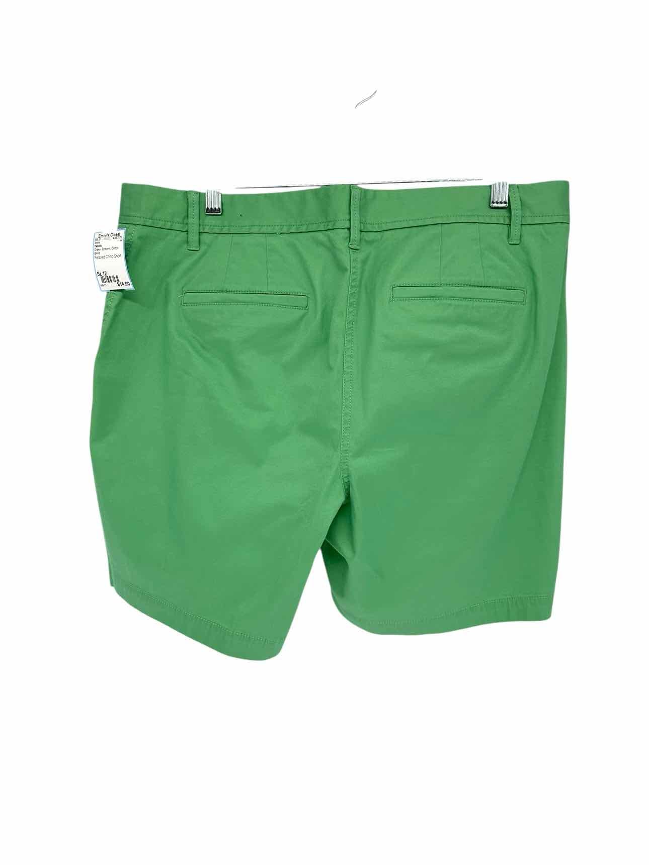 Talbots Relaxed Chino Short Green Size 12