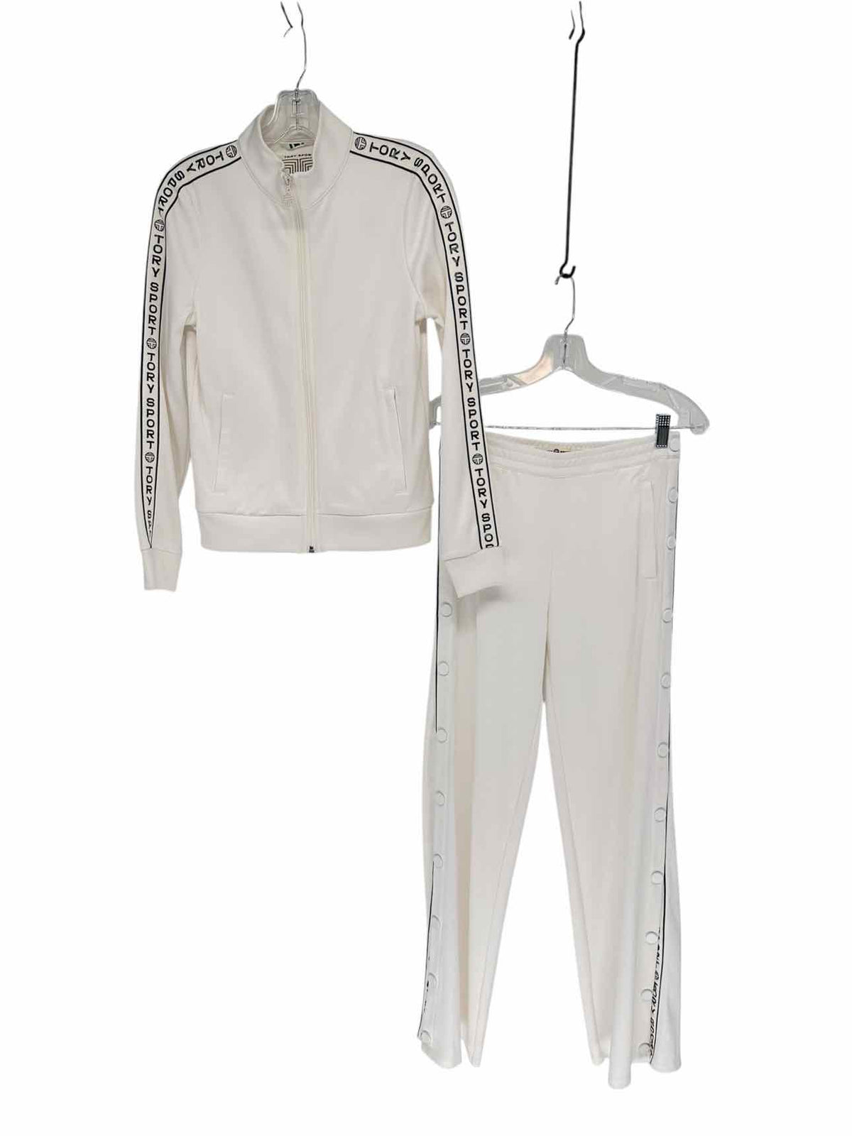 Tory Sport Banner Track Jacket & Pants White Size S