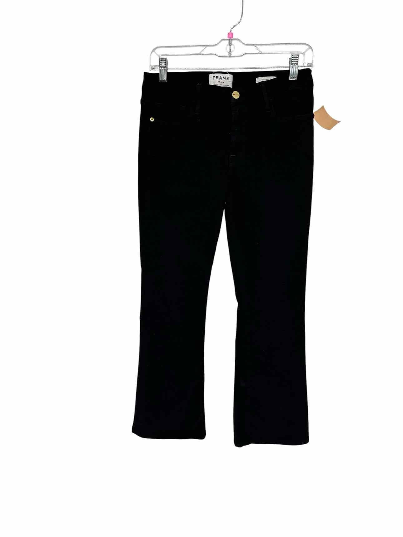 Frame Black Le Crop Mini Boot Jeans Size 6