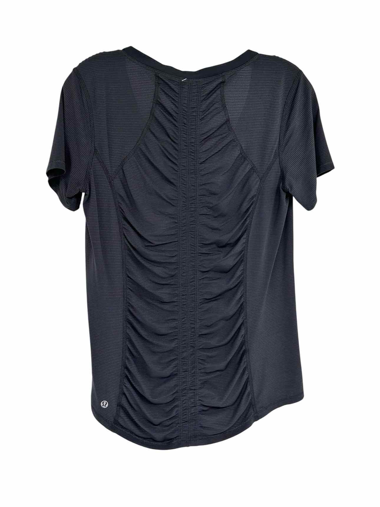 Lululemon Black Runner Up Short Sleeve Top Size 4