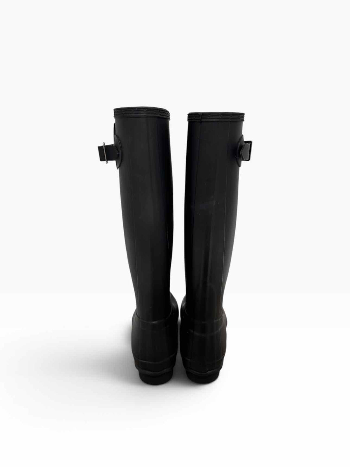 Hunter Original Tall Matte Black Rain Boots Shoe Size 6 **NEW**