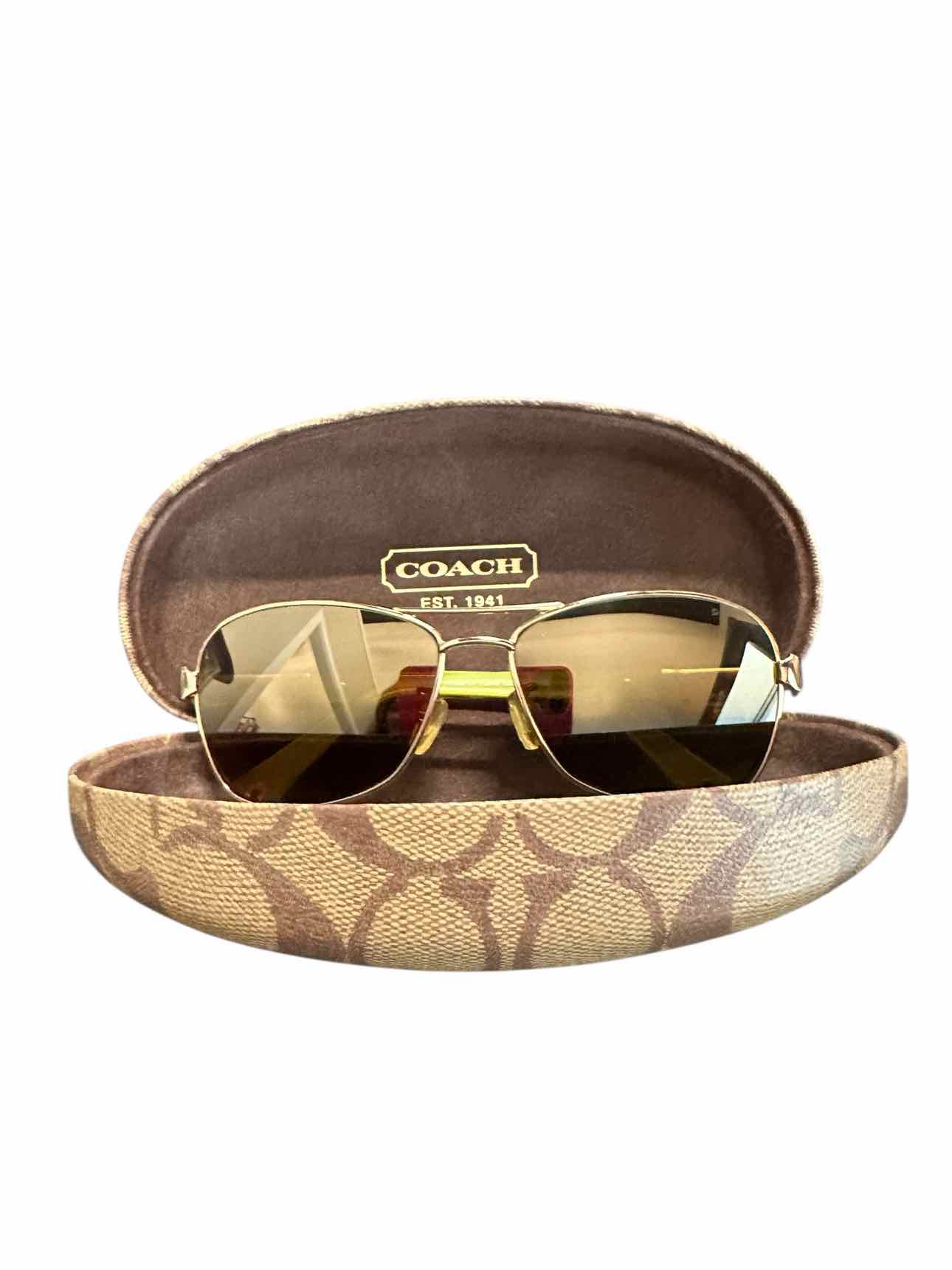 Coach Caroline L033 Gold/Tortoise Sunglasses