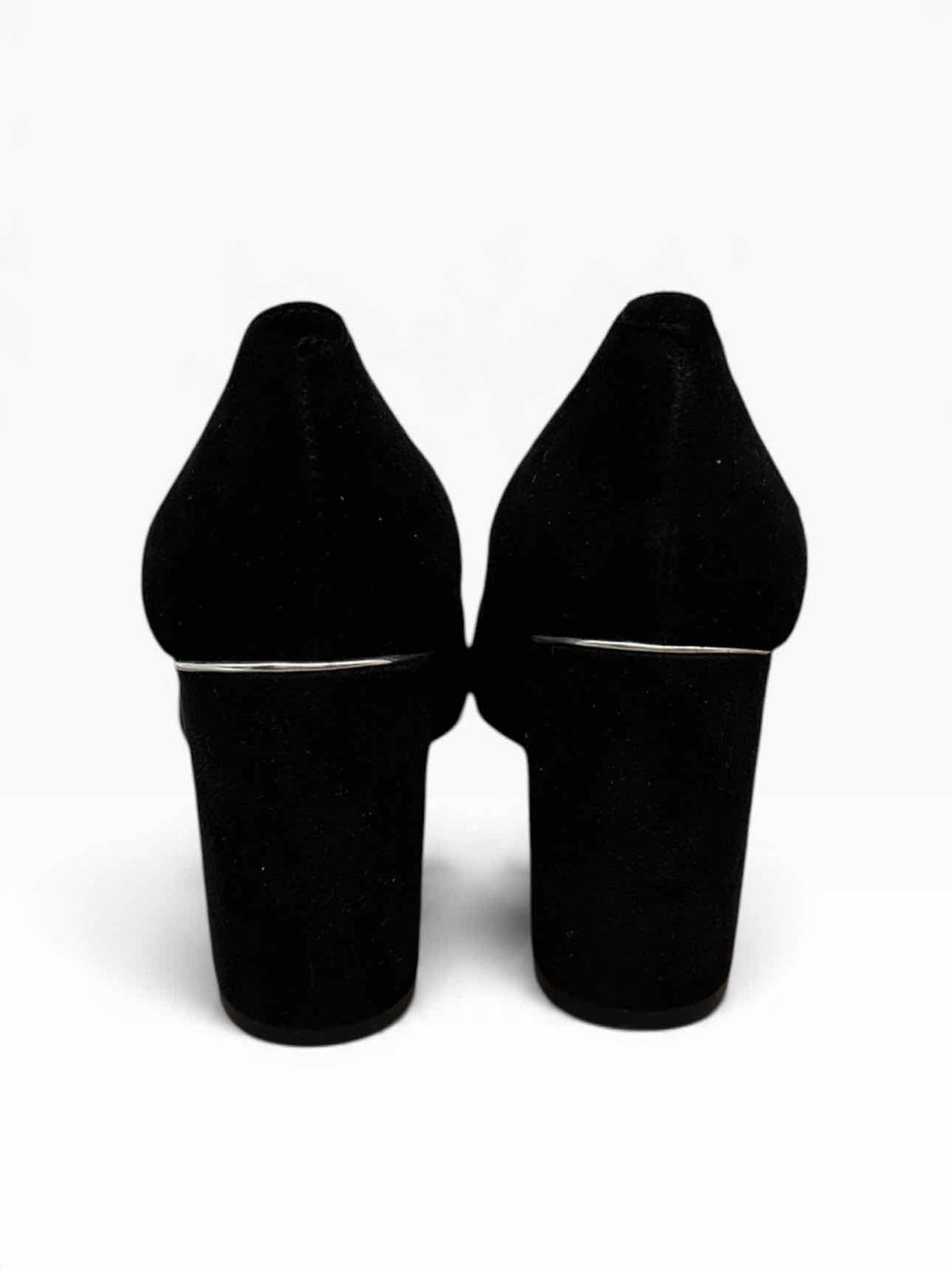 Marc Fisher Vivian Block Heel Black Pumps Shoe Size 9