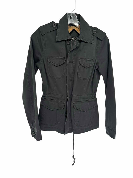 Lucky Brand Dk. Gray Utility Jean Jacket Size XS