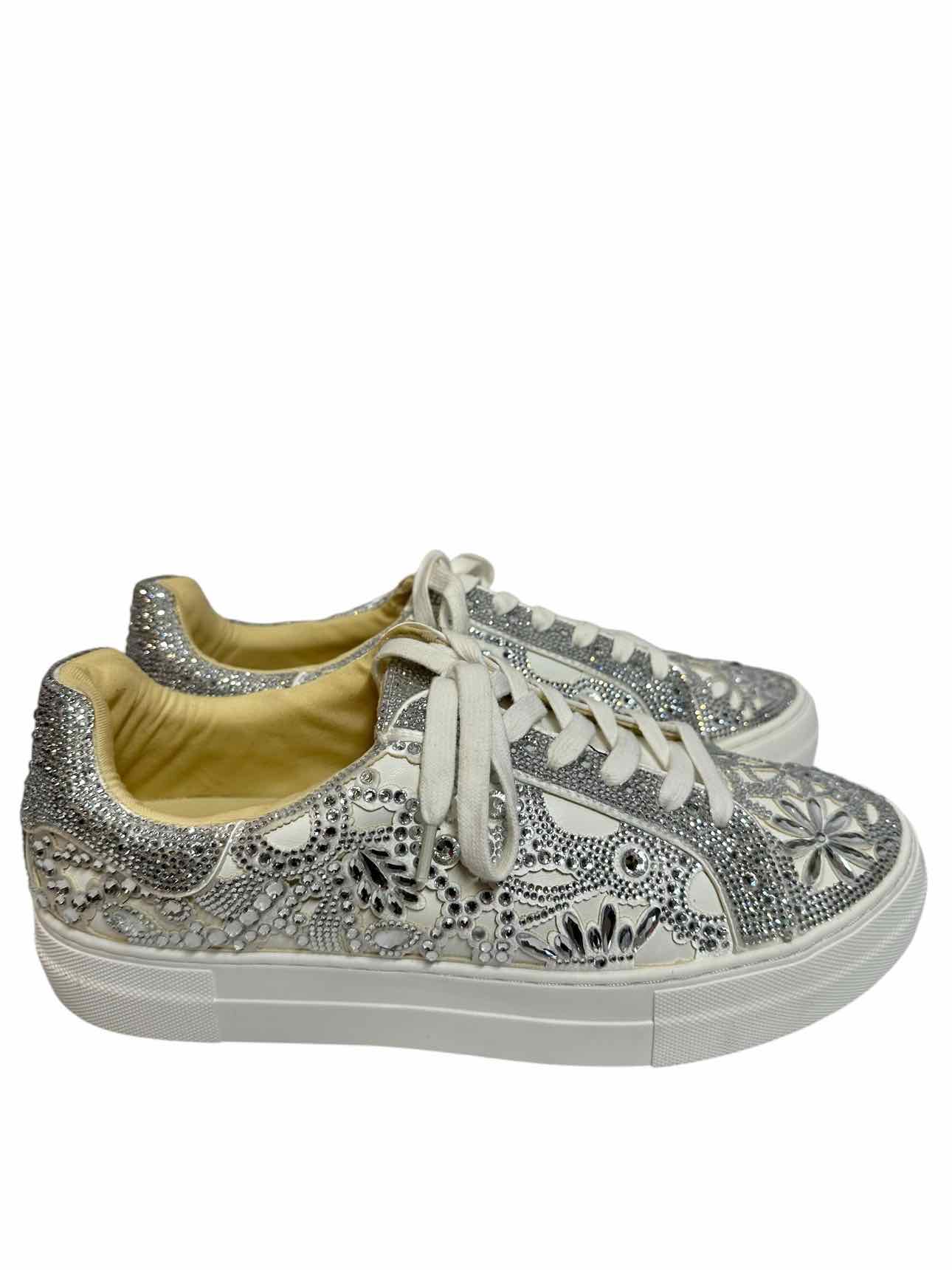 Betsey Johnson Reily Rhinestone Sneakers SIZE 11