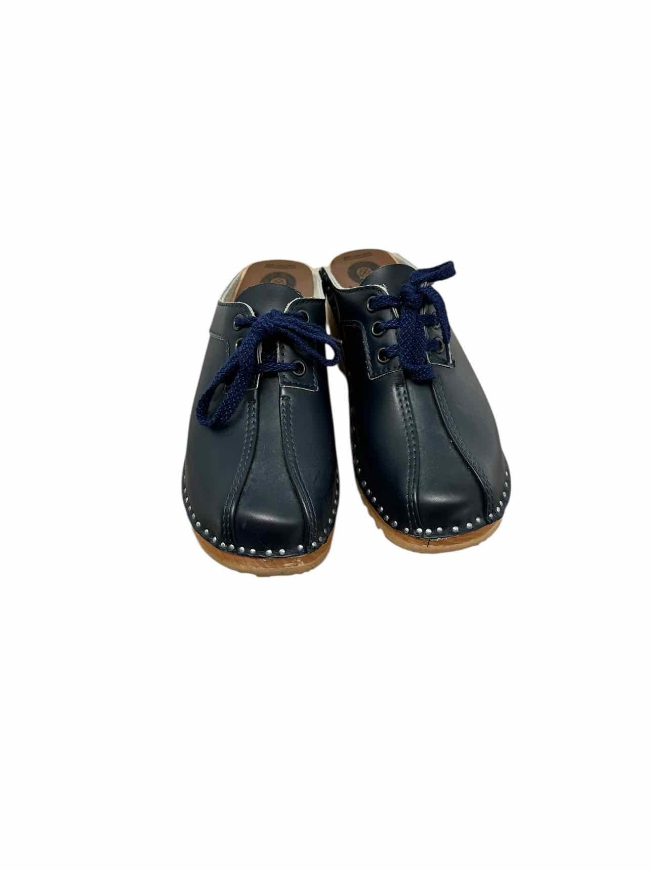 Troentorp Bastad Audubon Clogs SZ 36 Navy Shoe Size 6