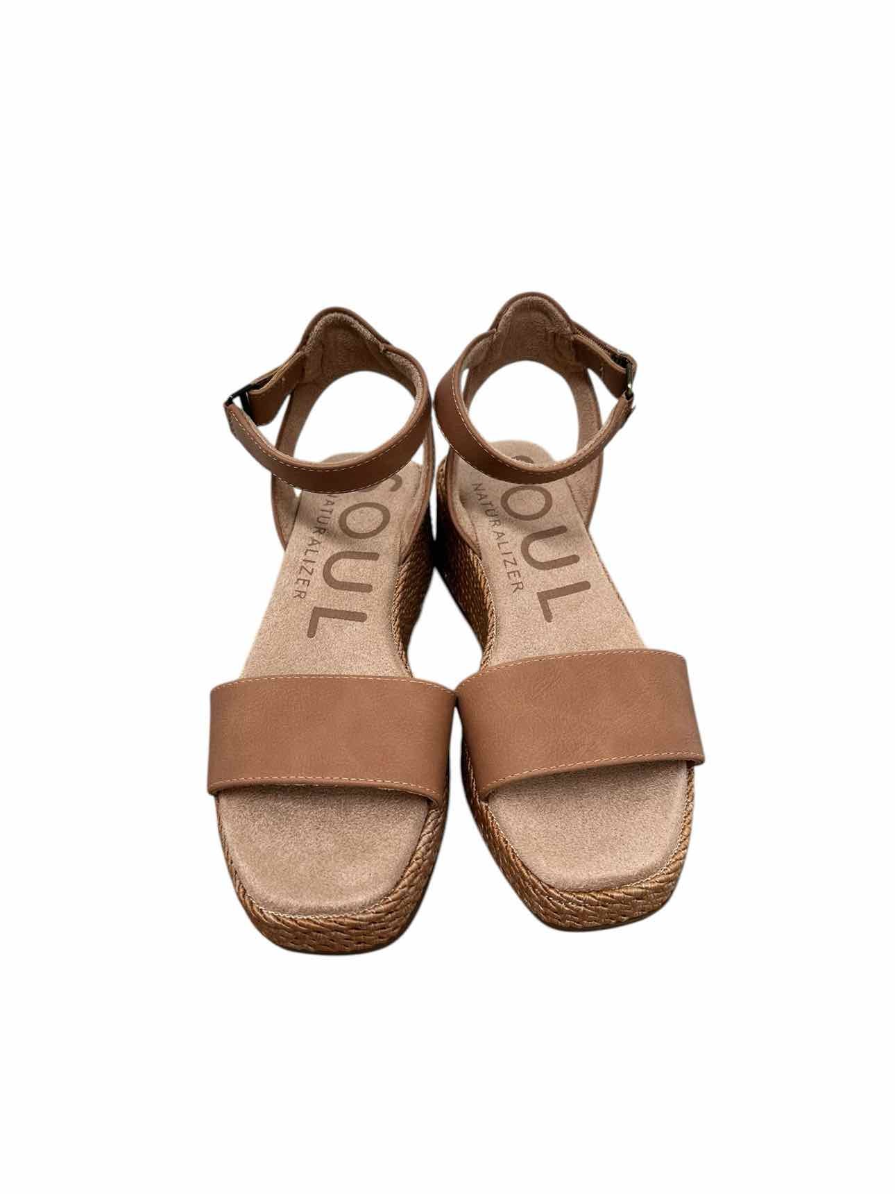 Naturalizers Tan Gloria Sandals Shoe Size 6   **NEW**