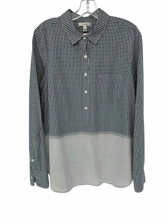 J. Crew Navy Size 12 Long Sleeve Top