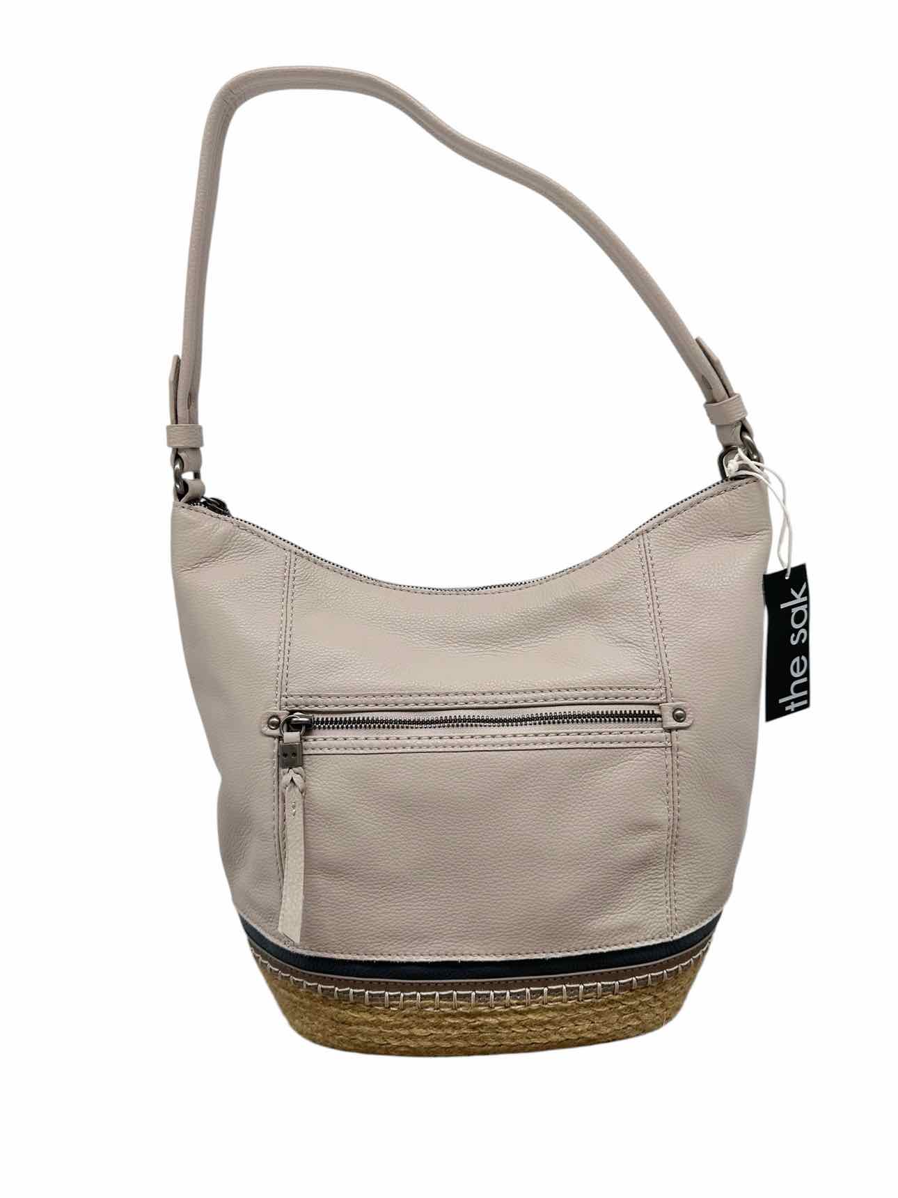 The Sak Sequoia Cream Leather Shoulder Bag
