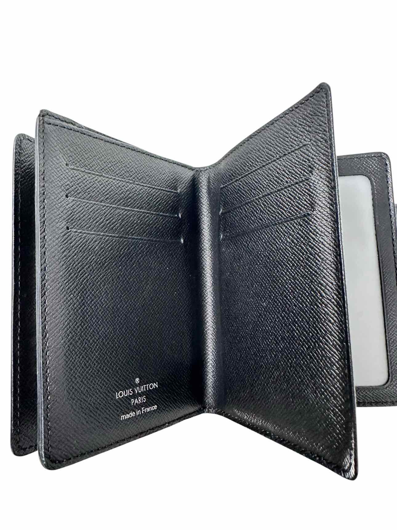 Louis Vuitton Epi Leather Joey Wallet Black Leather
