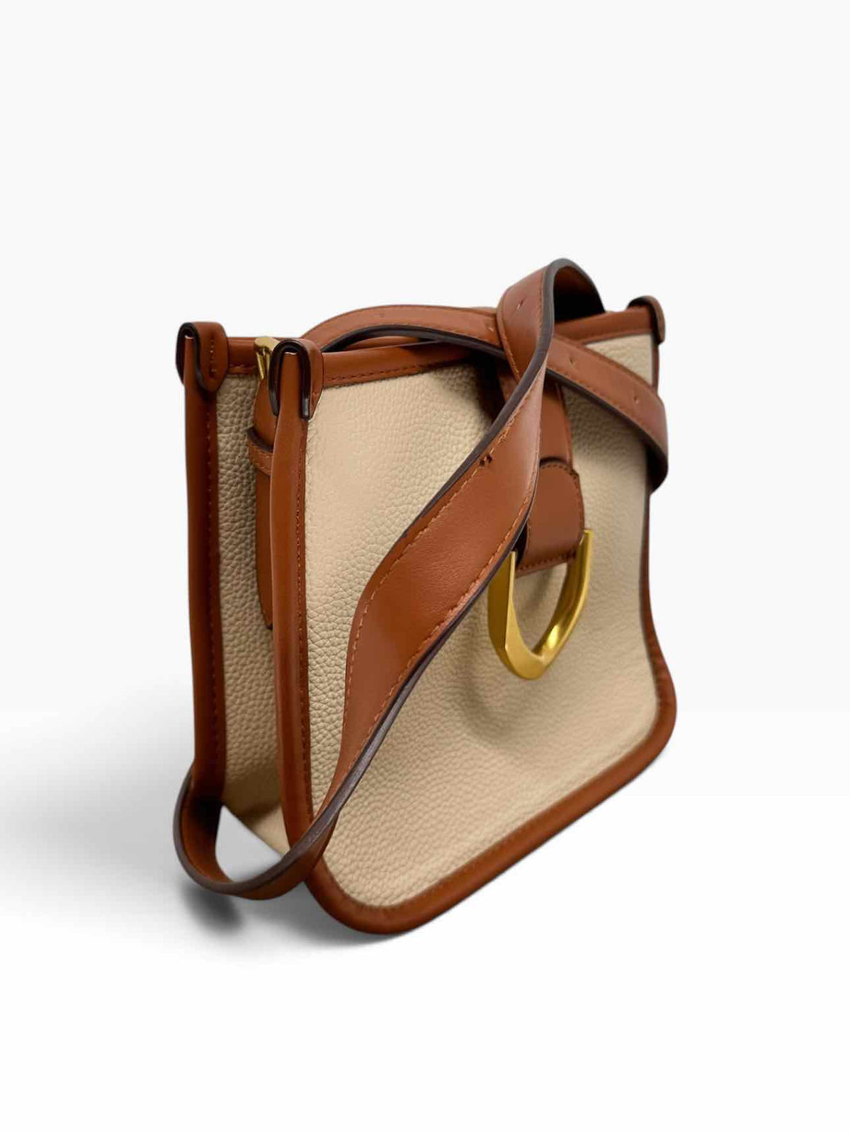 Antik Kraft Cream Faux Leather Crossbody