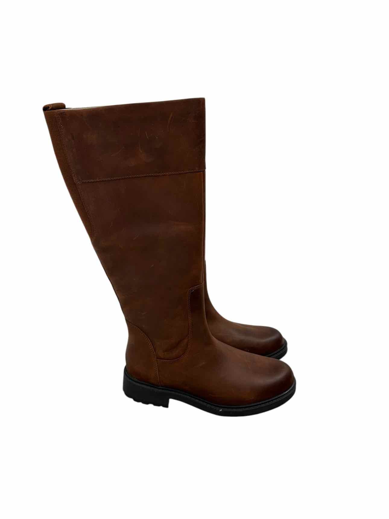 Clarks Tan Orinoco 2 Riding Boots Shoe Size 7.5  **NEW**