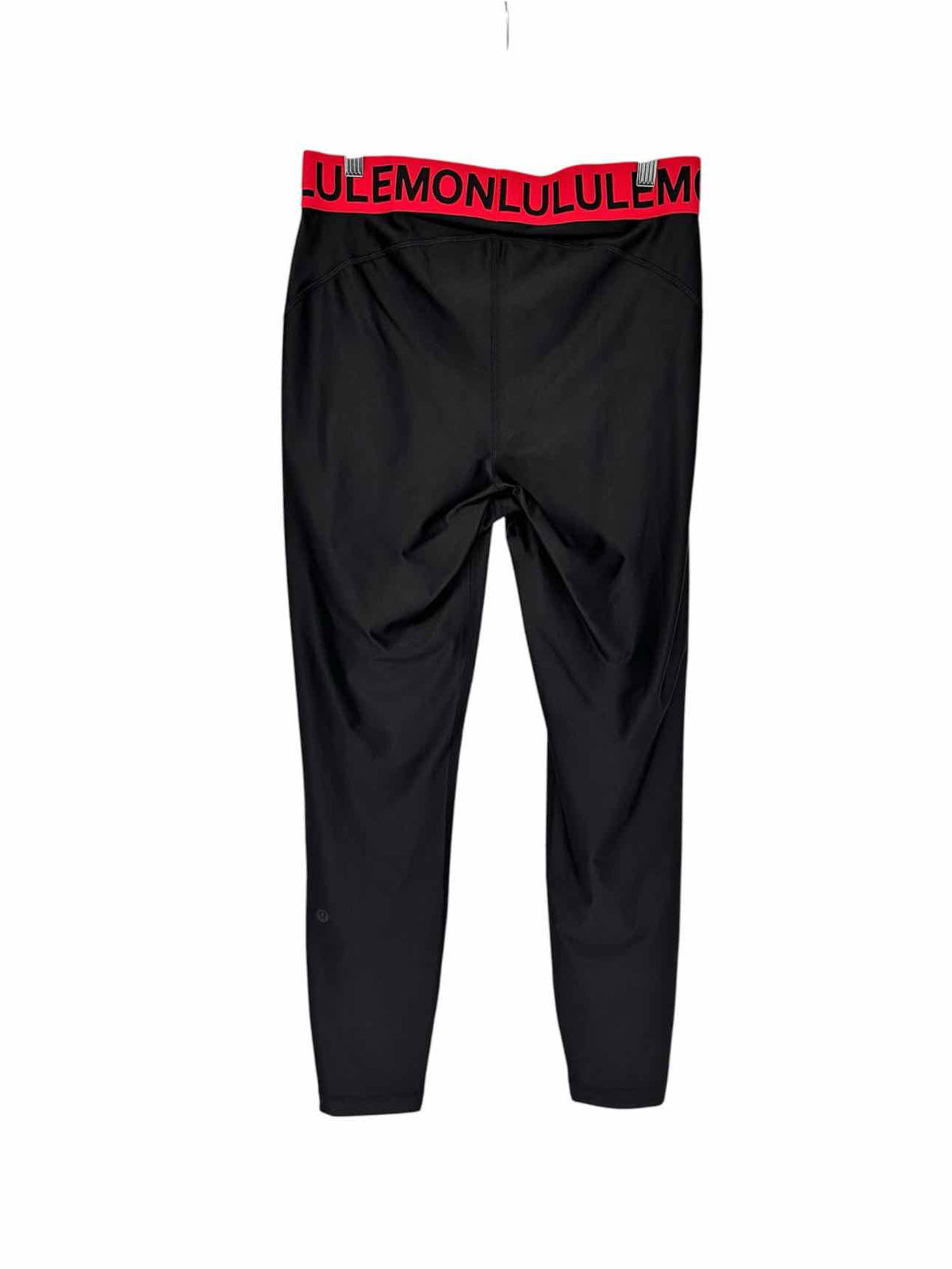 Lululemon Black Satin Shine High-Rise Train Tights Size 10