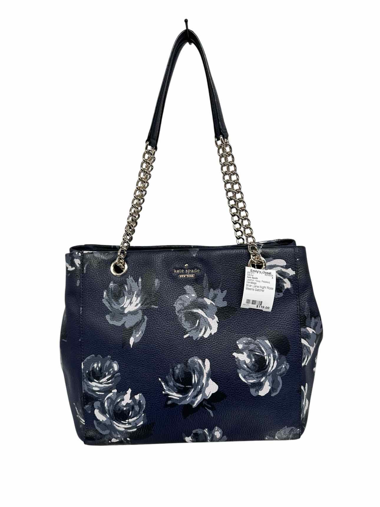 Kate Spade Briar Lane Night Rose Meena Satchel
