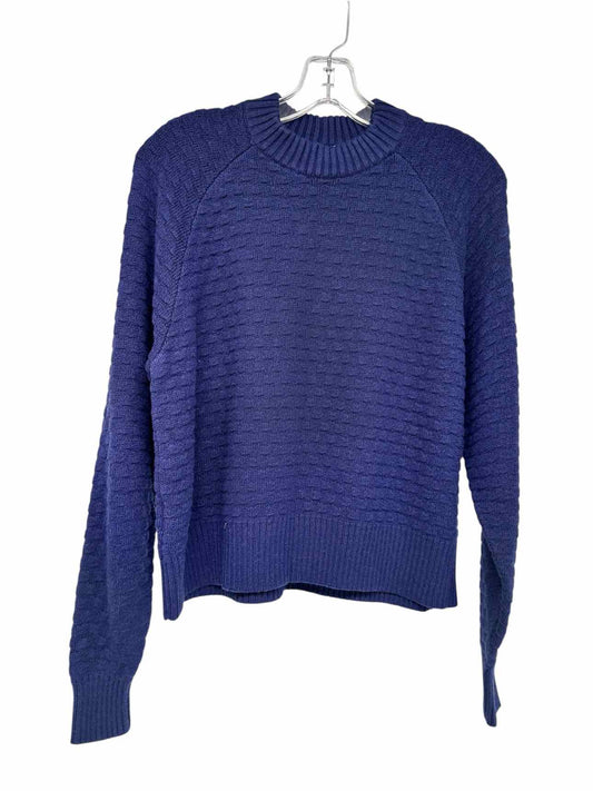 Lululemon Texture Play Crew Neck Sweater Navy Size 0