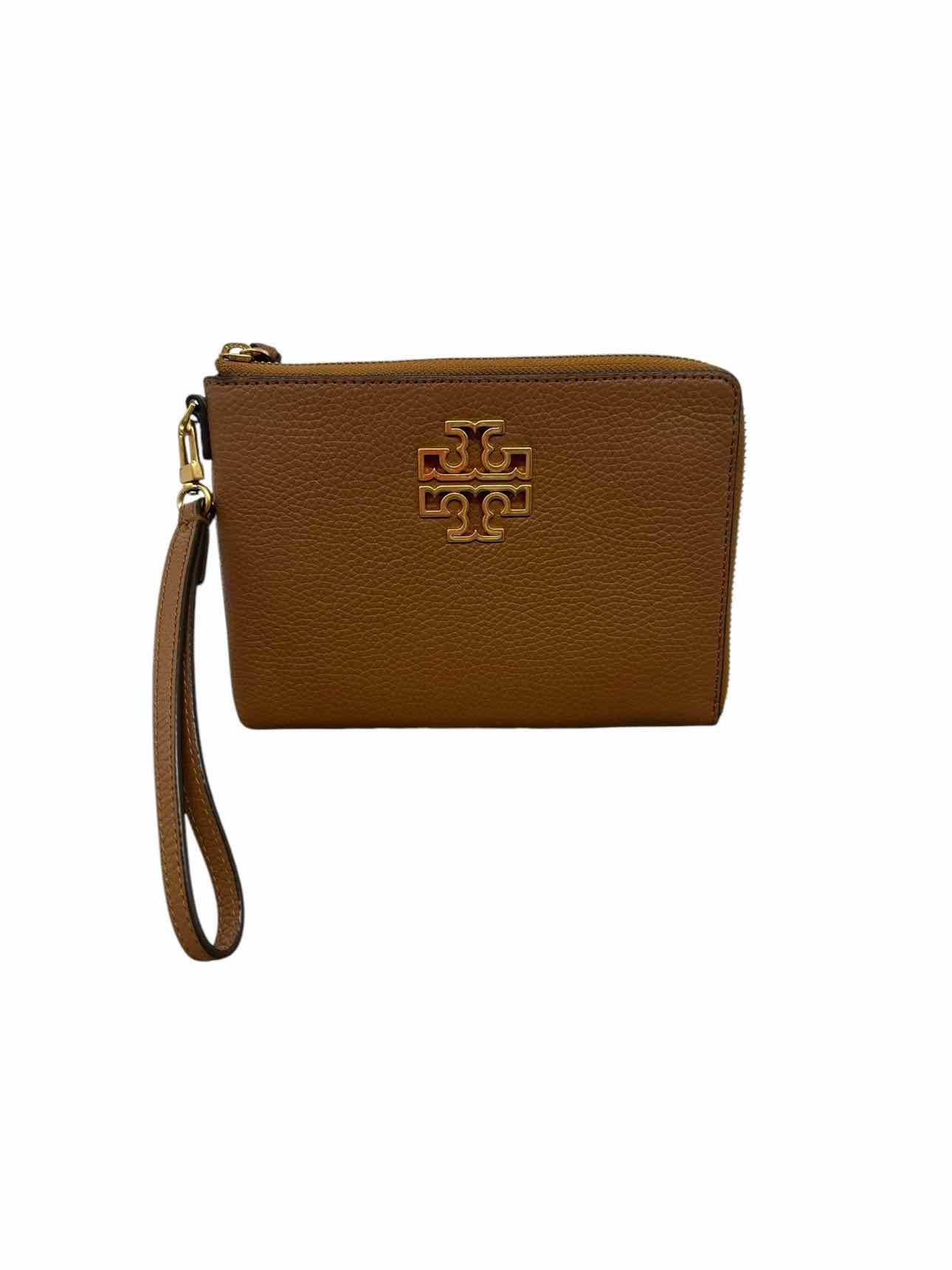 Tory Burch Tan Leather Wristlet