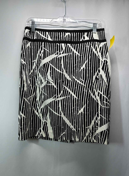 The Limited Black/White Stripe Skirt