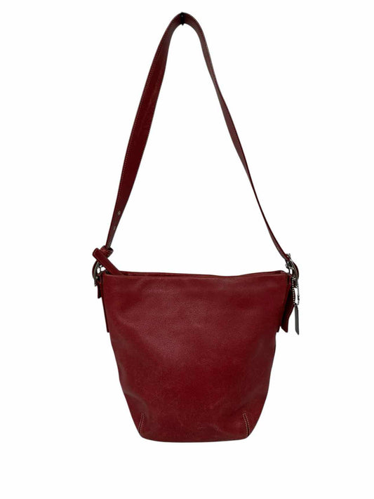Coach Soho Bucket Bag Red Leather