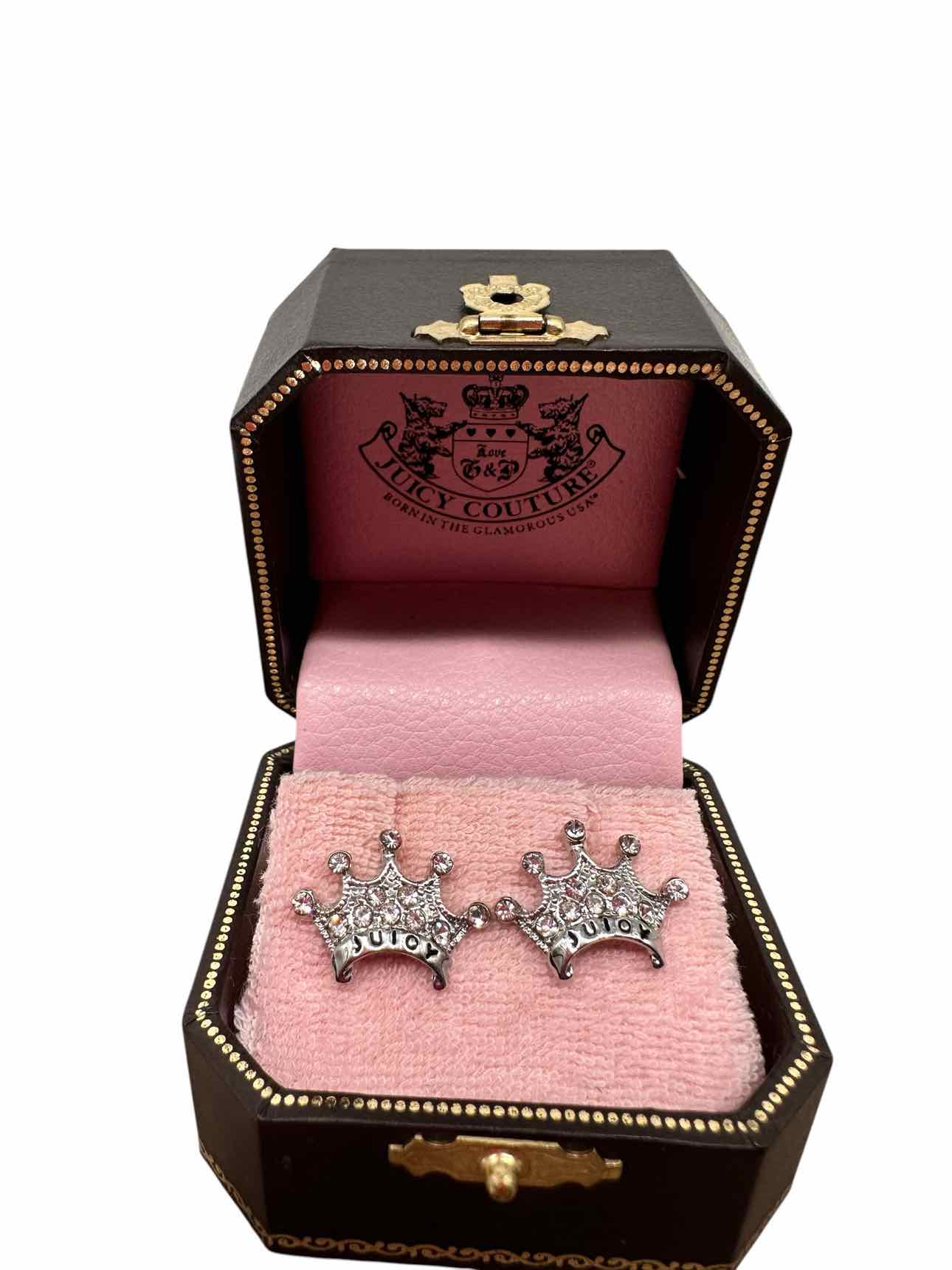 Juicy Couture Crown Stud Earrings **NEW**